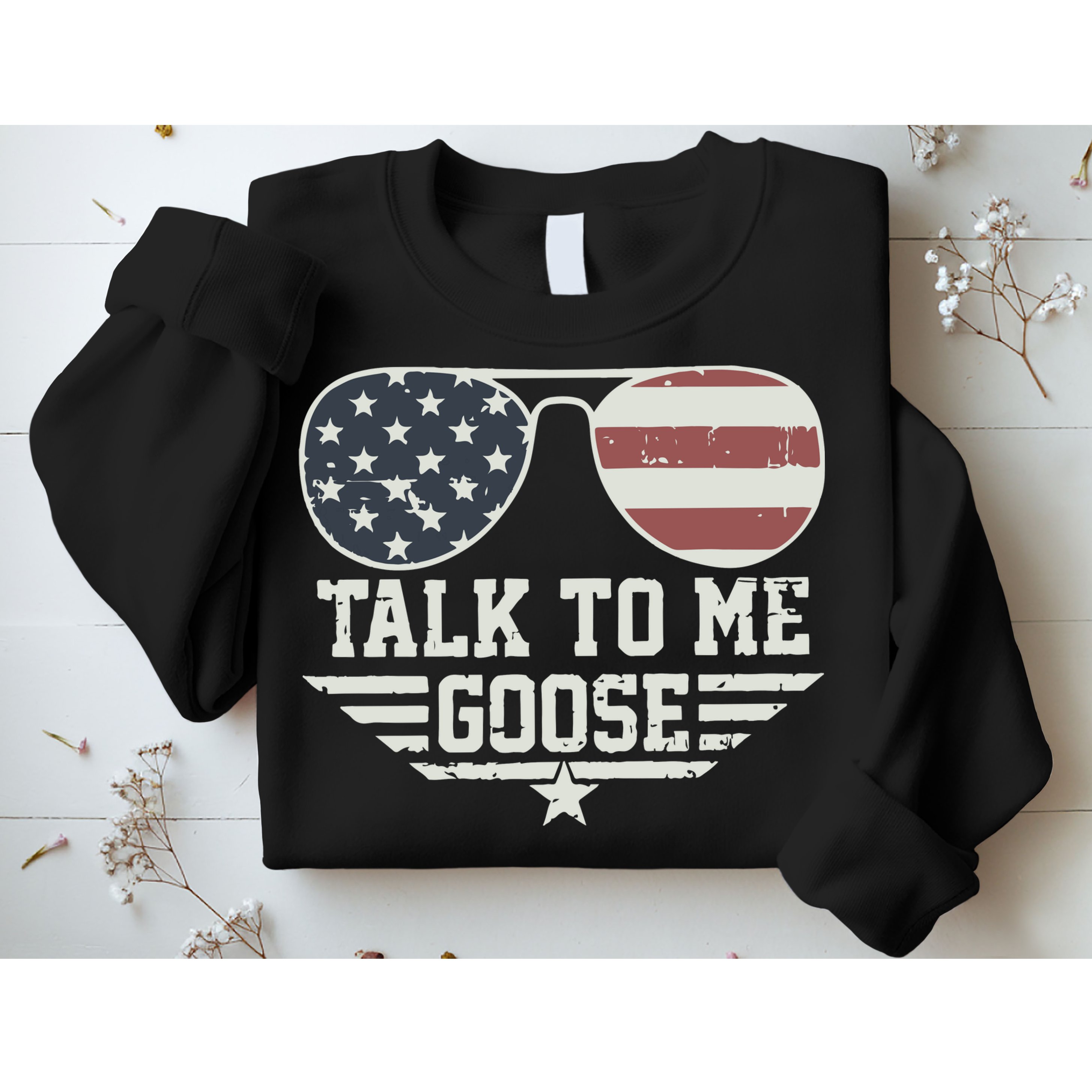Cool Retro Talk To Me Goose Gift Sweatshirt
