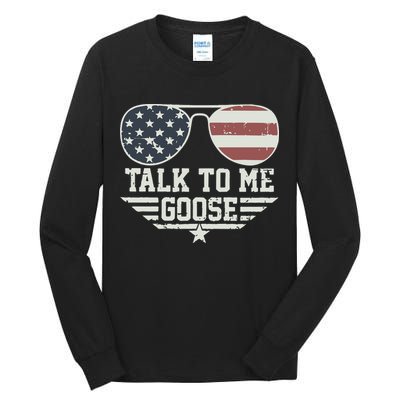 Cool Retro Talk To Me Goose Gift Tall Long Sleeve T-Shirt