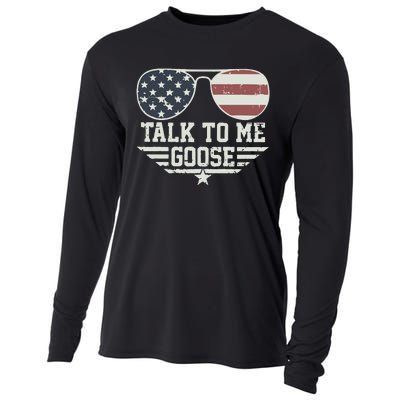 Cool Retro Talk To Me Goose Gift Cooling Performance Long Sleeve Crew