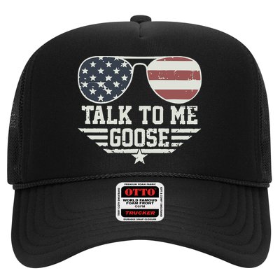 Cool Retro Talk To Me Goose Gift Trucker Hat