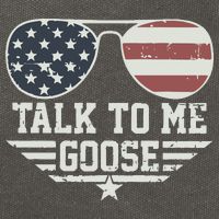 Cool Retro Talk To Me Goose Gift Cotton Canvas Backpack
