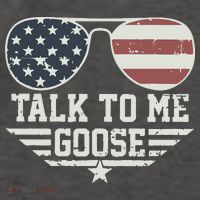 Cool Retro Talk To Me Goose Gift Vector Backpack