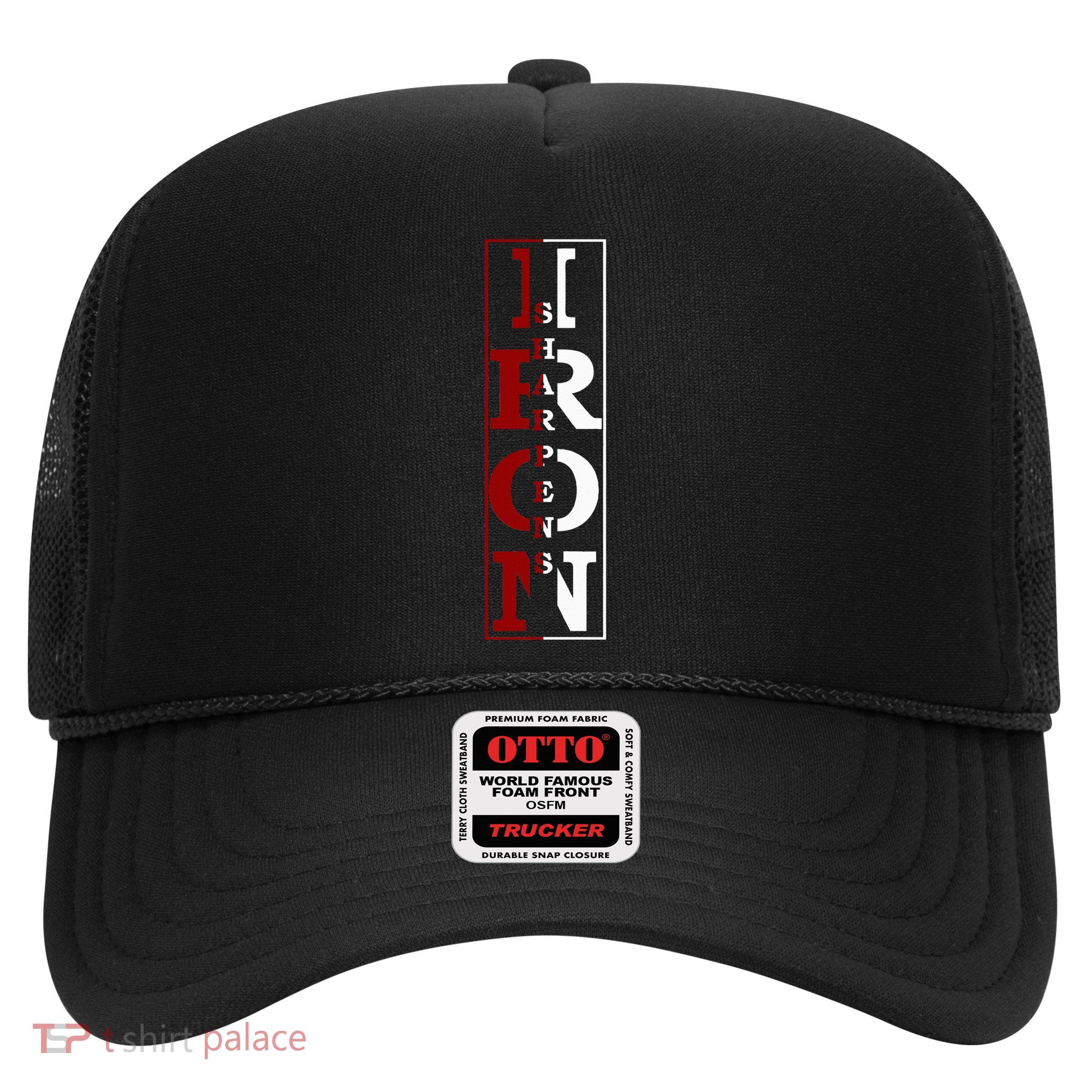 Christian Religious T Iron Sharpens Iron Trucker Hat