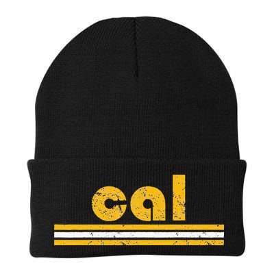 Cal Retro Three Stripe Vintage California Throwback Beanie