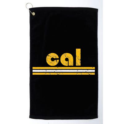 Cal Retro Three Stripe Vintage California Throwback Golf Towel