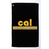 Cal Retro Three Stripe Vintage California Throwback Golf Towel