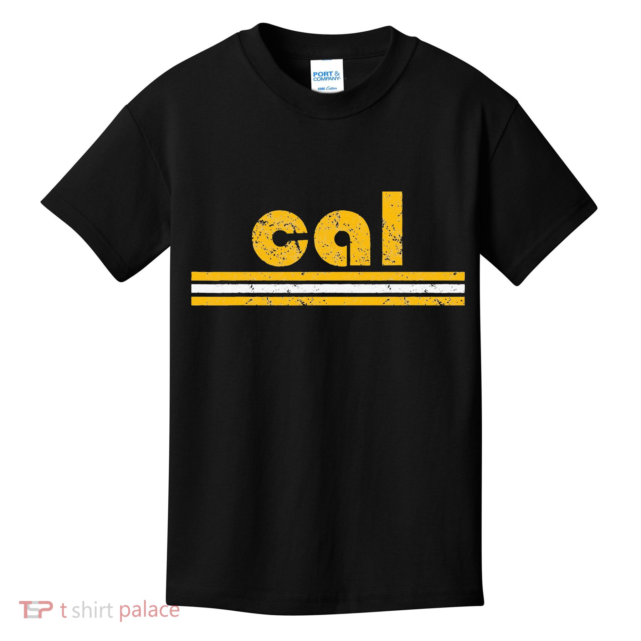 Cal Retro Three Stripe Vintage California Throwback Kids T-Shirt