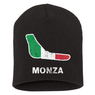 Car Racing Track In Monza Italy Monza Circuit Racing Track Short Acrylic Beanie