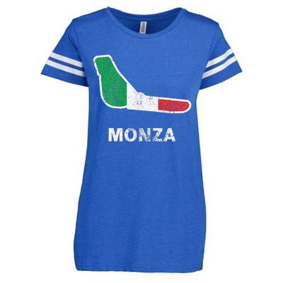 Car Racing Track In Monza Italy Monza Circuit Racing Track Enza Ladies Jersey Football T-Shirt