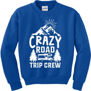 Crazy Road Trip Crew Family Travel Great Gift Kids Sweatshirt