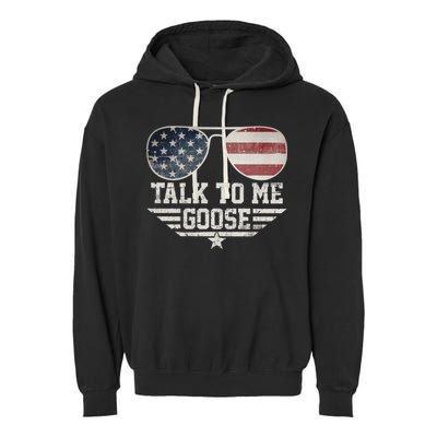 Cool Retro Talk To Me Goose Garment-Dyed Fleece Hoodie