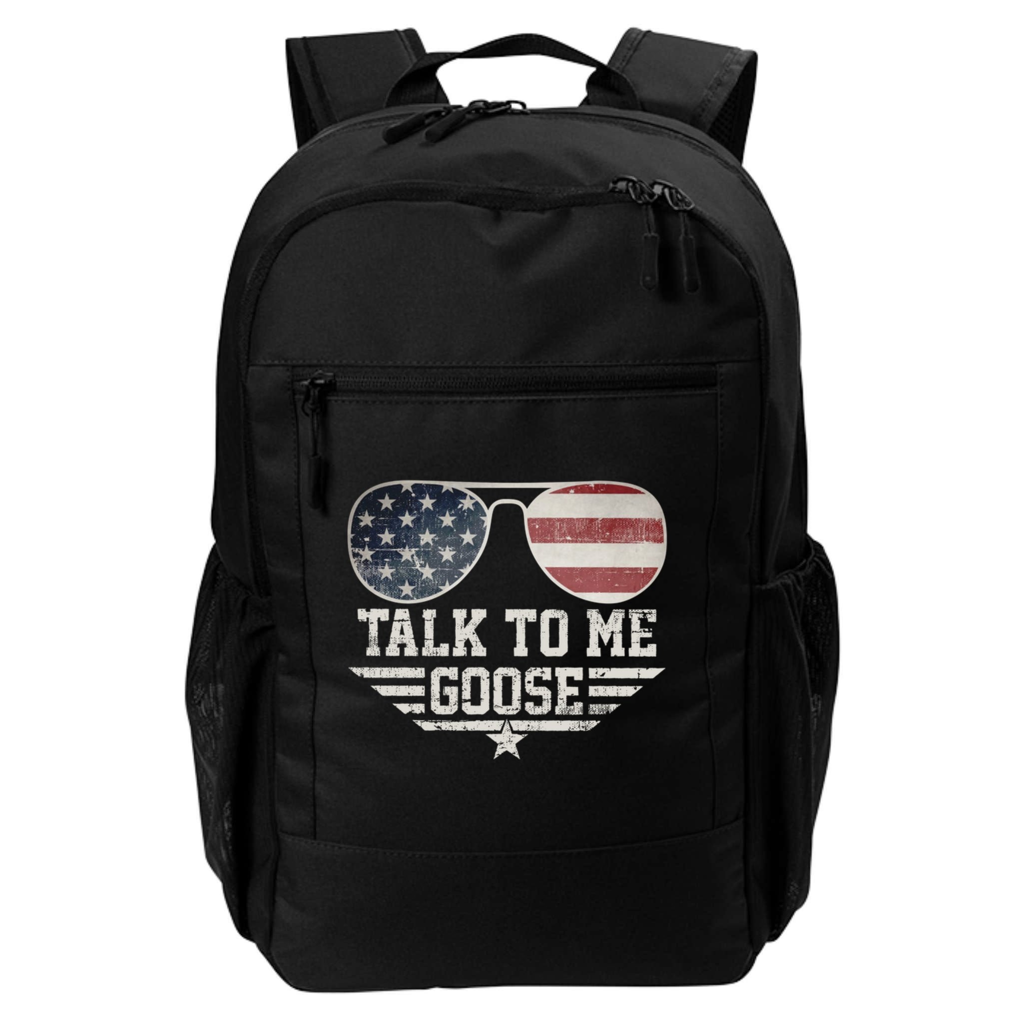 Cool Retro Talk To Me Goose Backpack