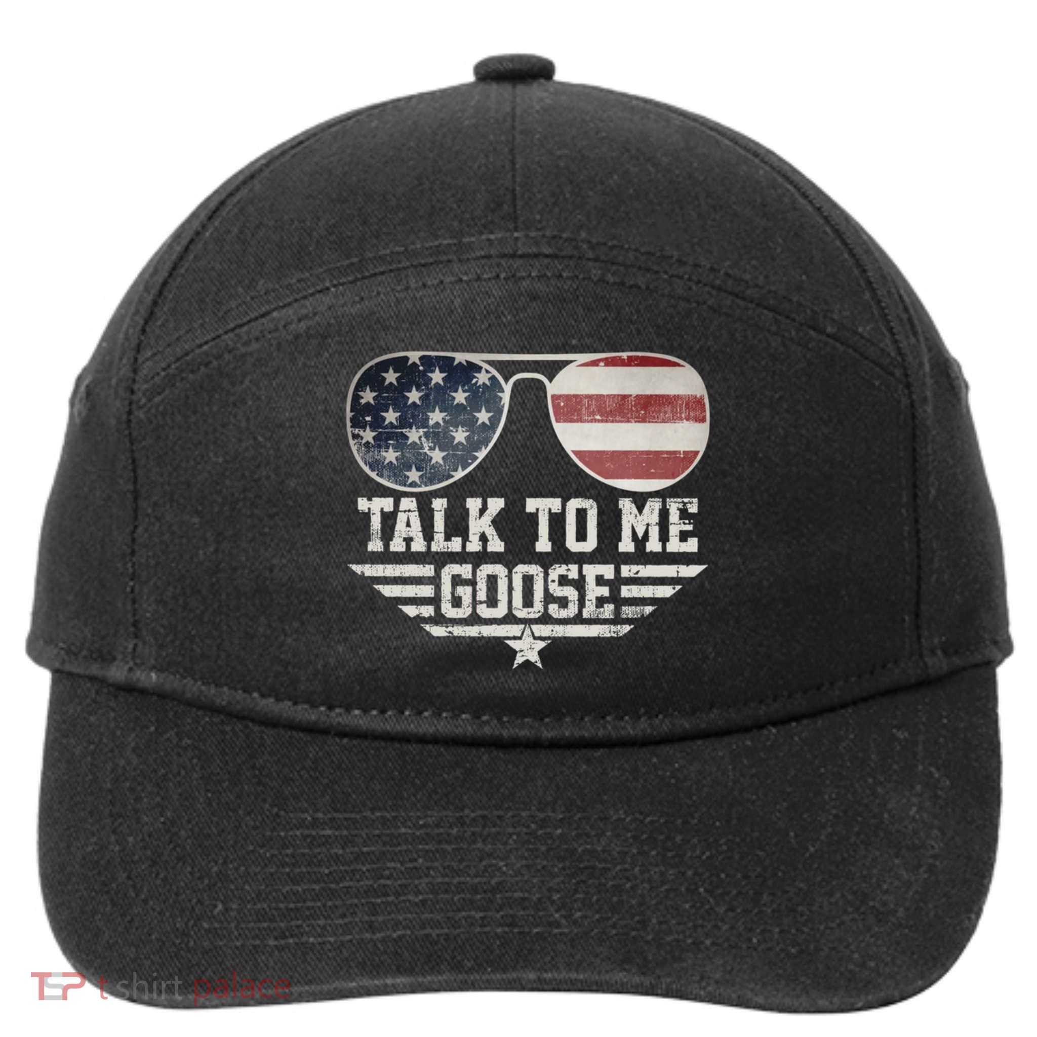 Cool Retro Talk To Me Goose 7-Panel Snapback Hat