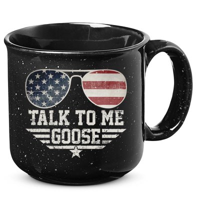 Cool Retro Talk To Me Goose 15oz Campfire Ceramic Mug