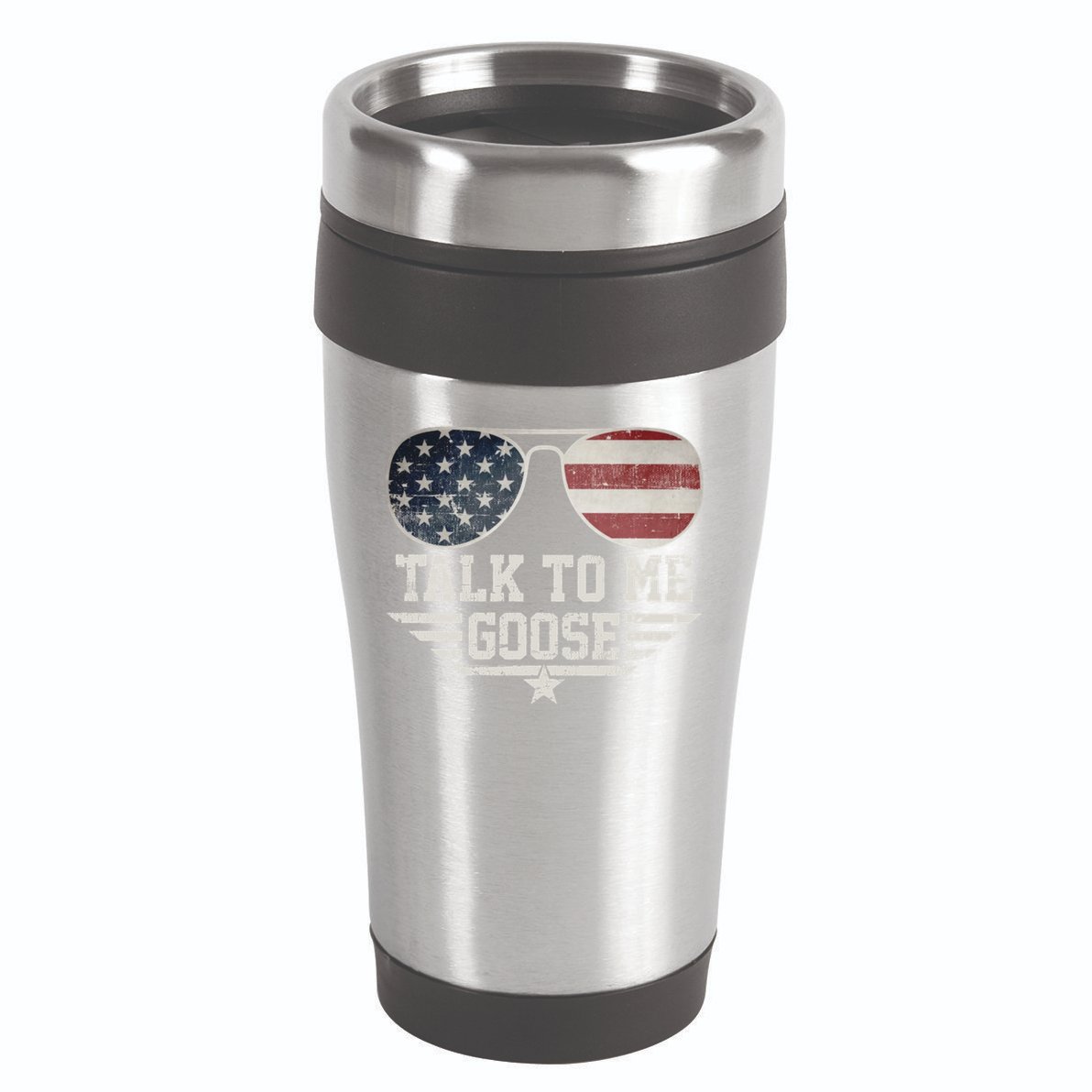 Cool Retro Talk To Me Goose 16oz Travel Tumbler