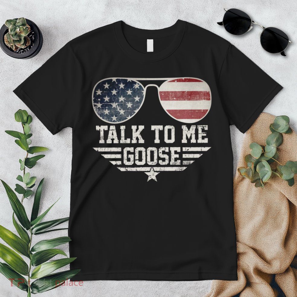 Cool Retro Talk To Me Goose Premium T-Shirt