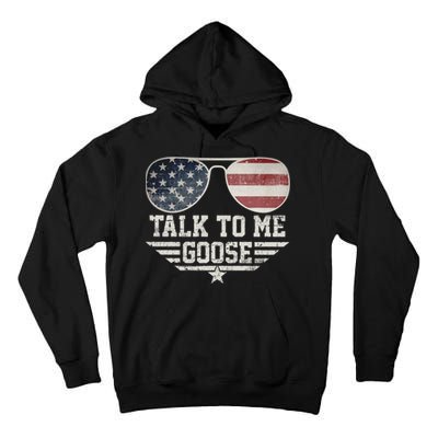 Cool Retro Talk To Me Goose Tall Hoodie