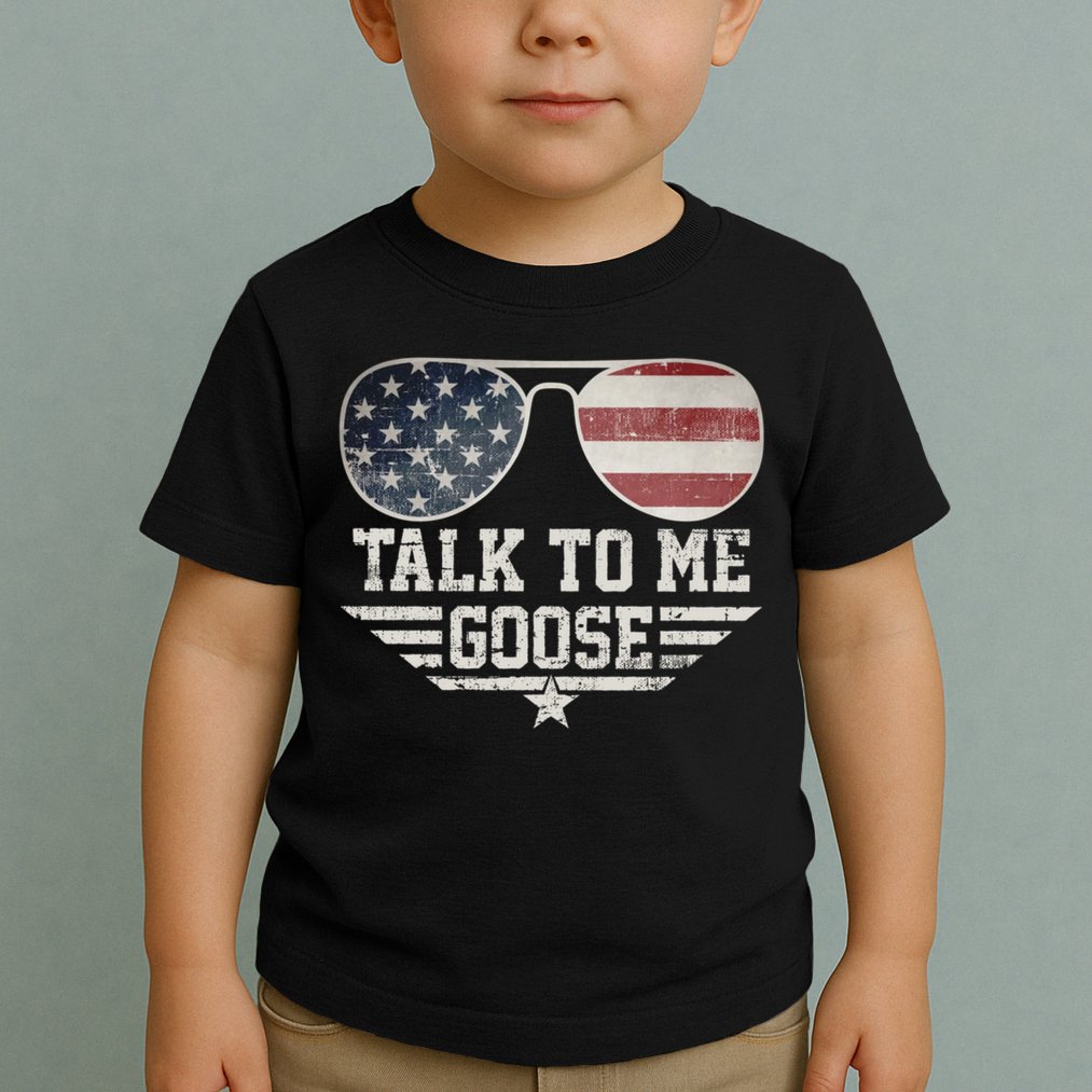 Cool Retro Talk To Me Goose Toddler T-Shirt