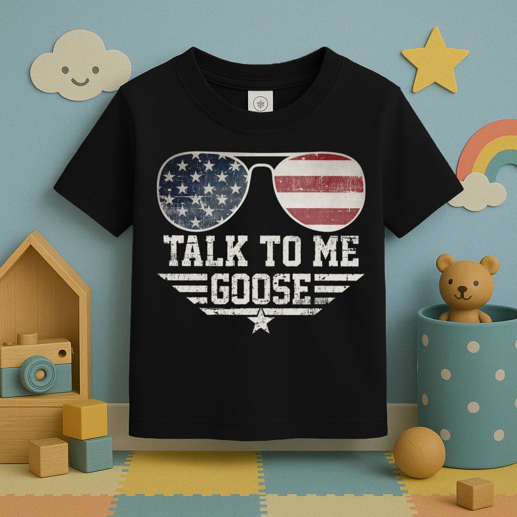 Cool Retro Talk To Me Goose Toddler T-Shirt