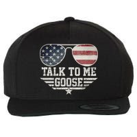Cool Retro Talk To Me Goose Wool Snapback Cap