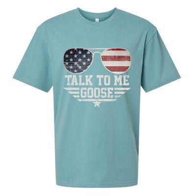 Cool Retro Talk To Me Goose Sueded Cloud Jersey T-Shirt