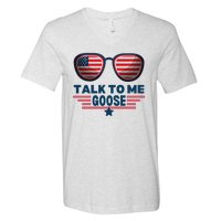 Cool Retro Talk To Me Goose Gift V-Neck T-Shirt