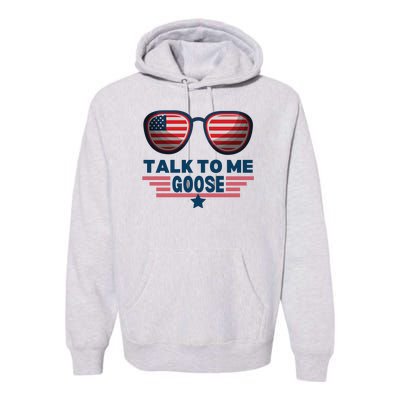 Cool Retro Talk To Me Goose Gift Premium Hoodie