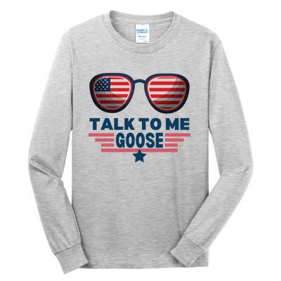 Cool Retro Talk To Me Goose Gift Tall Long Sleeve T-Shirt