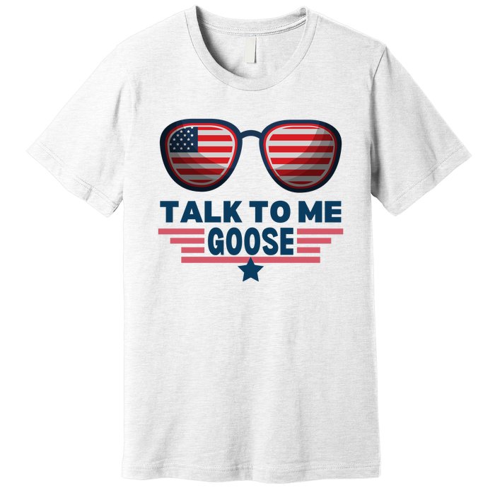 Cool Retro Talk To Me Goose Gift Premium T-Shirt