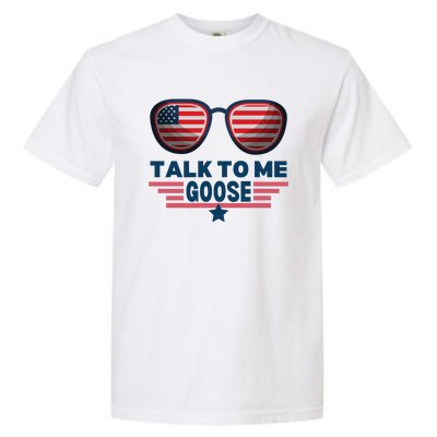 Cool Retro Talk To Me Goose Gift Garment-Dyed Heavyweight T-Shirt