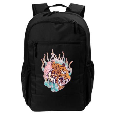 Cool Roaring Tiger Japanese Tattoo Backpack