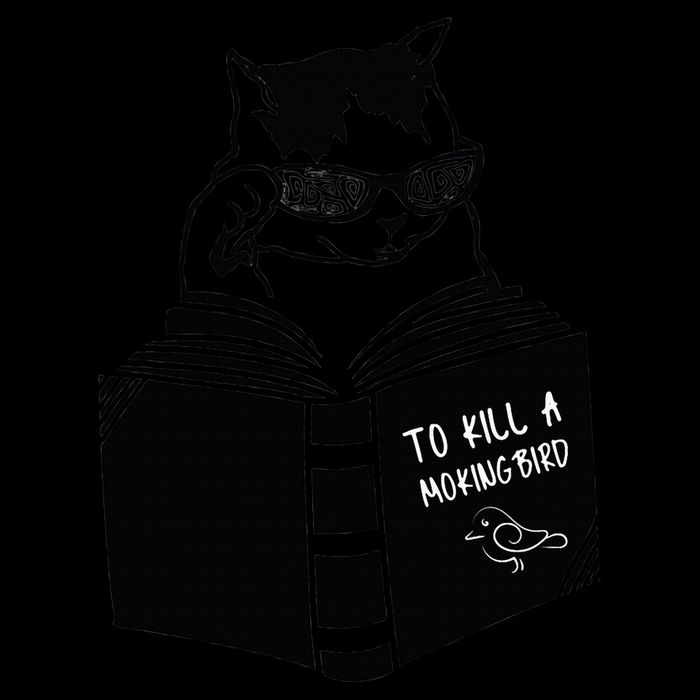 Cat Reading To Kill A Mockingbird Funny 16oz Travel Tumbler