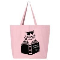 Cat Reading To Kill A Mockingbird Funny 25L Jumbo Tote