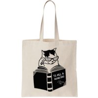 Cat Reading To Kill A Mockingbird Funny Bag