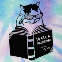 Cat Reading To Kill A Mockingbird Funny Legacy Tie Dye Trucker Hat