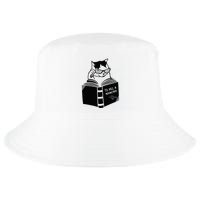Cat Reading To Kill A Mockingbird Funny Cool Comfort Performance Bucket Hat