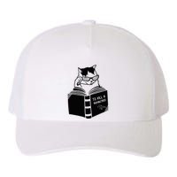 Cat Reading To Kill A Mockingbird Funny Yupoong Adult 5-Panel Trucker Hat