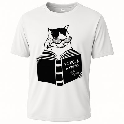 Cat Reading To Kill A Mockingbird Funny Performance Shirt