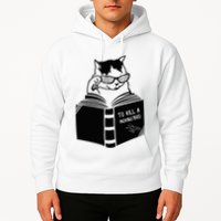 Cat Reading To Kill A Mockingbird Funny Hoodie