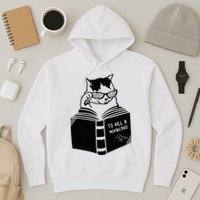 Cat Reading To Kill A Mockingbird Funny Hoodie