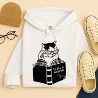 Cat Reading To Kill A Mockingbird Funny Hoodie