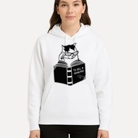 Cat Reading To Kill A Mockingbird Funny Hoodie