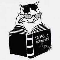 Cat Reading To Kill A Mockingbird Funny Sustainable Bucket Hat