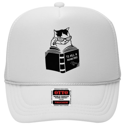 Cat Reading To Kill A Mockingbird Funny Trucker Hat