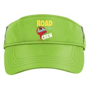 Cool Road Trip Crew Funny Summer Vacation Travel Fan Gift Cool Gift Adult Drive Performance Visor