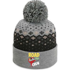 Cool Road Trip Crew Funny Summer Vacation Travel Fan Gift Cool Gift The Baniff Cuffed Pom Beanie