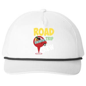 Cool Road Trip Crew Funny Summer Vacation Travel Fan Gift Cool Gift Snapback Five-Panel Rope Hat