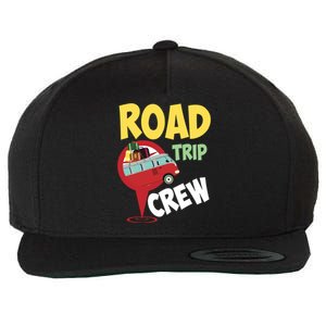 Cool Road Trip Crew Funny Summer Vacation Travel Fan Gift Cool Gift Wool Snapback Cap