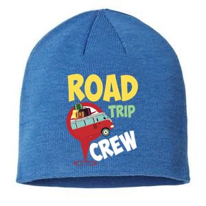 Cool Road Trip Crew Funny Summer Vacation Travel Fan Gift Cool Gift Sustainable Beanie