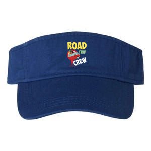 Cool Road Trip Crew Funny Summer Vacation Travel Fan Gift Cool Gift Valucap Bio-Washed Visor